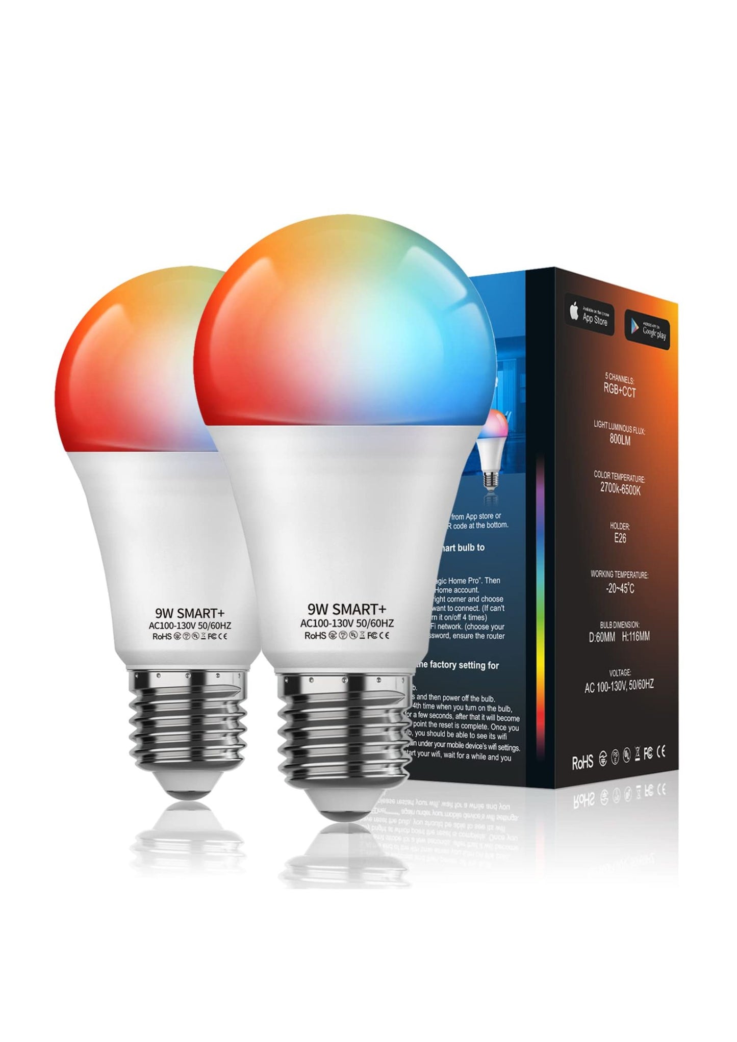 Bombillo Inteligente Multicolor RGB WIFI